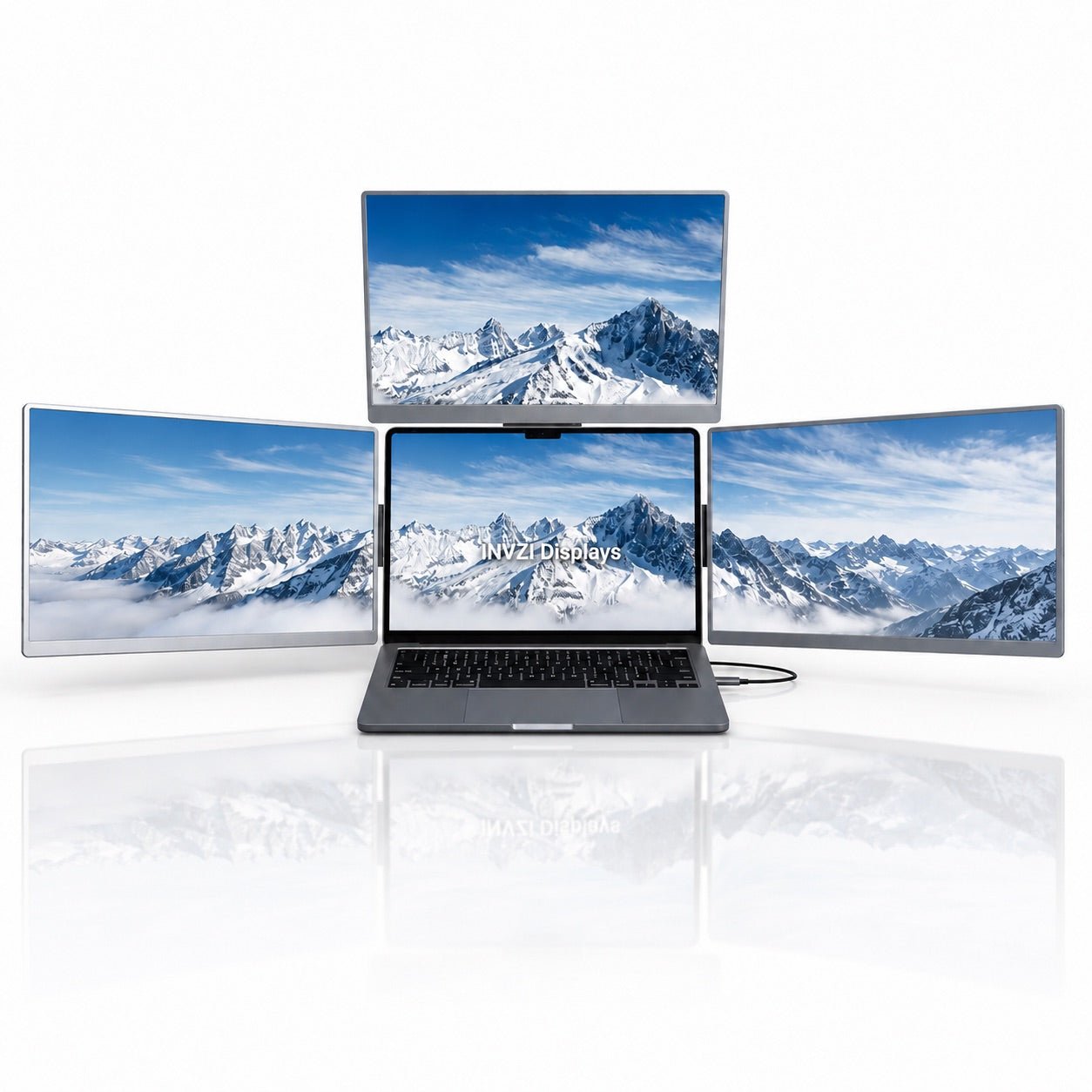 MagHub Quad 16" Portable Screen Extender - INVZI