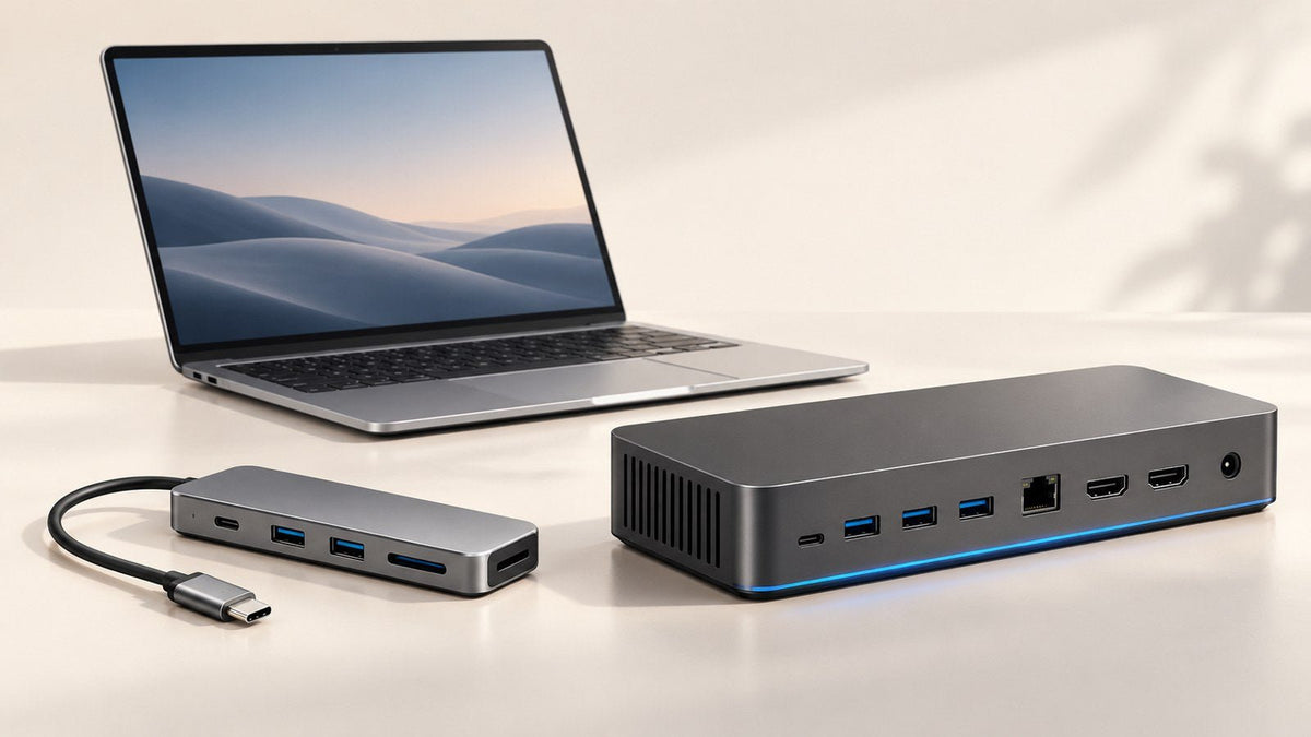 Docking Station vs USB-C Hub: Which Fits Your Laptop Workflow? - INVZI