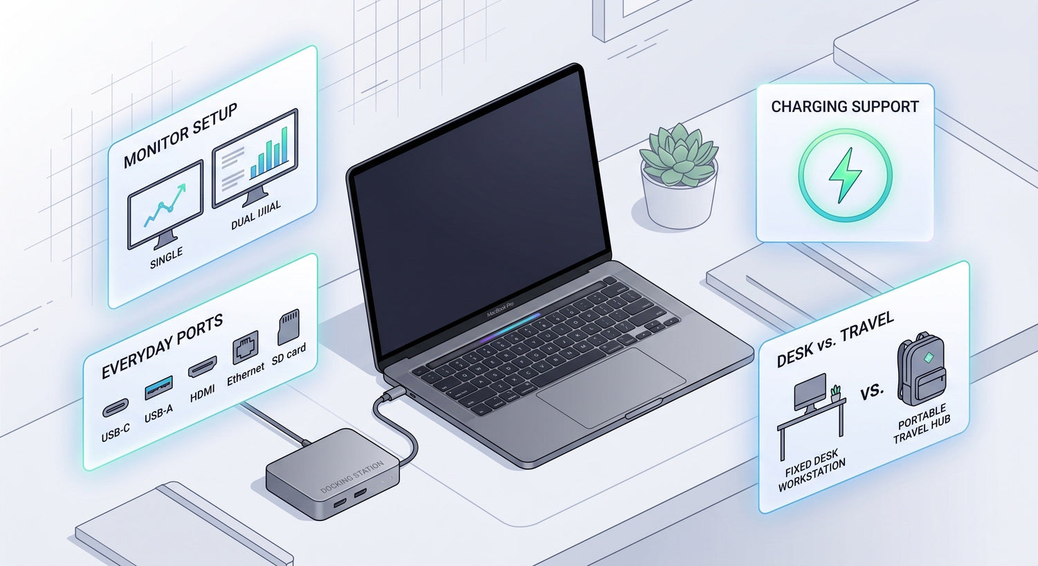How to Choose a Docking Station for MacBook Pro - INVZI