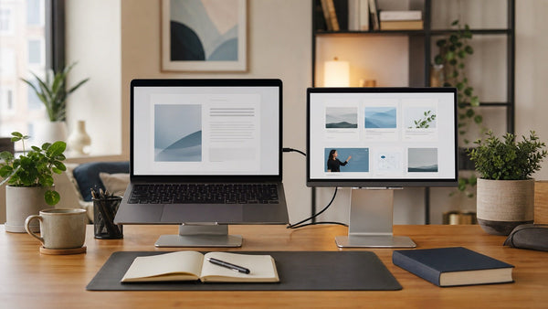How to Set Up a Dual-Screen Laptop Workspace for Work and Study - INVZI