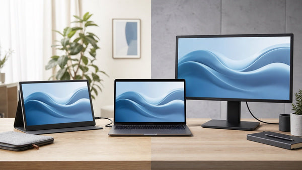 Portable Second Screen vs Desktop Monitor: Which Setup Is Better? - INVZI