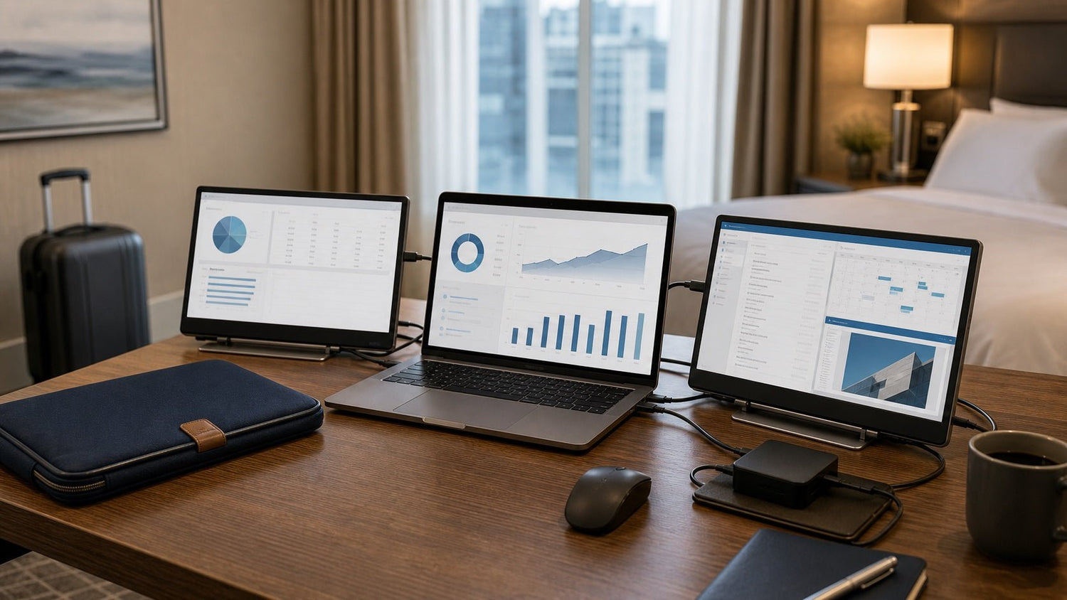The Best Mobile Workstation Setup for Business Travel - INVZI