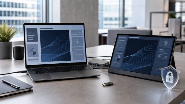 Using a Screen Extender on a Company Laptop: Admin Rights, Drivers, and Security - INVZI
