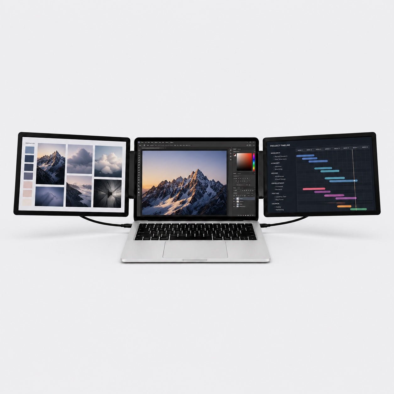 MagHub Dual 15.6" Portable Screen Extender - INVZI