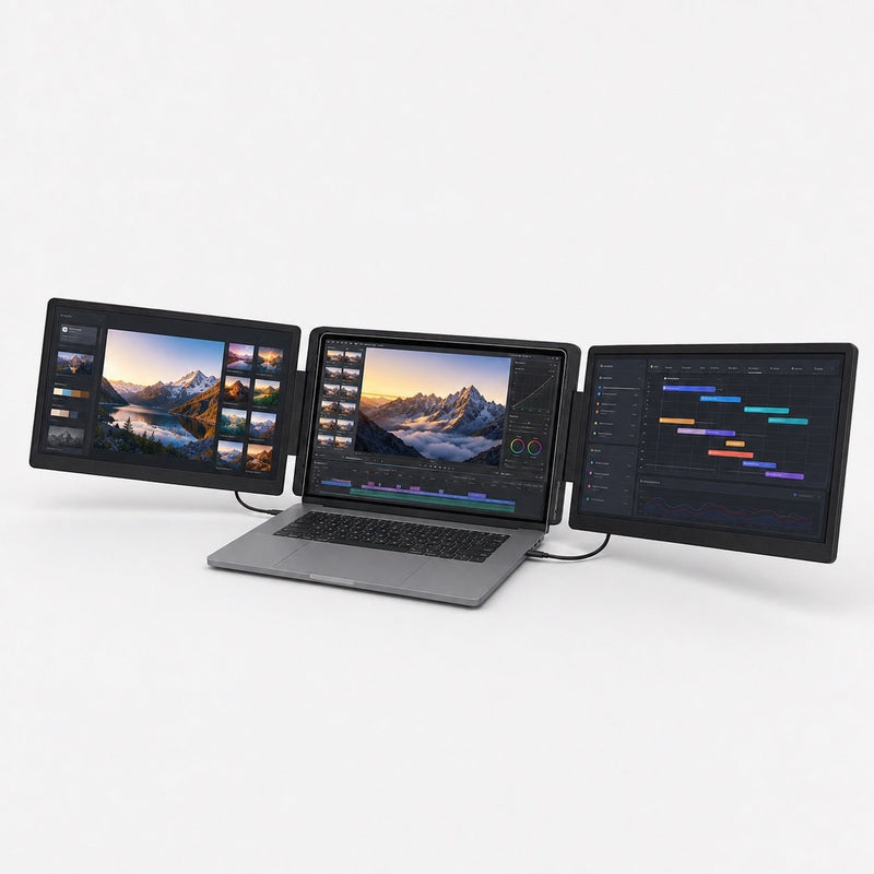 MagHub Dual 15.6" Portable Screen Extender - INVZI