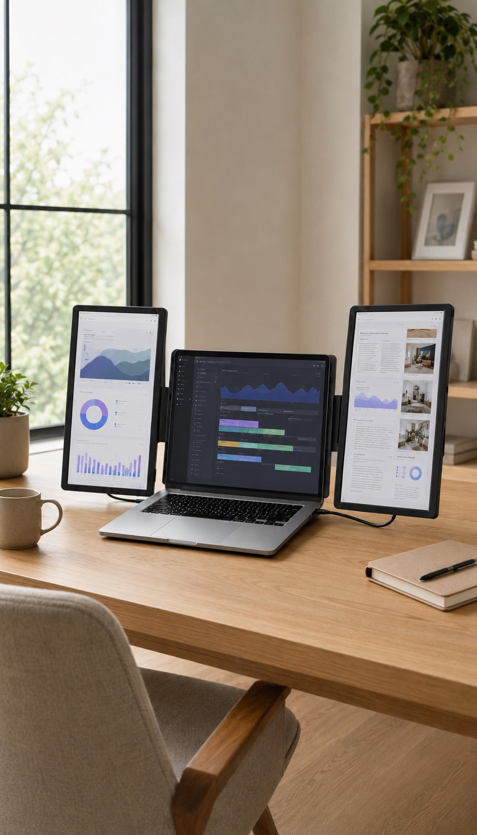 Dual 16-inch Displays
