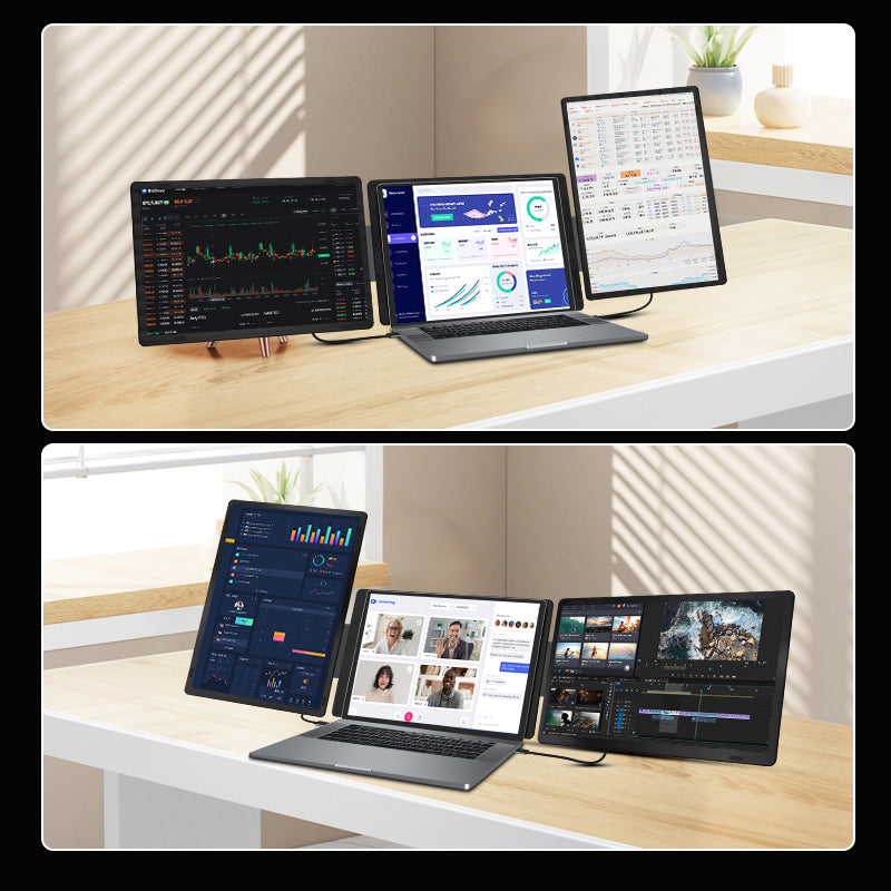 MagHub Dual Lite 16 horizontal and vertical workflow setup